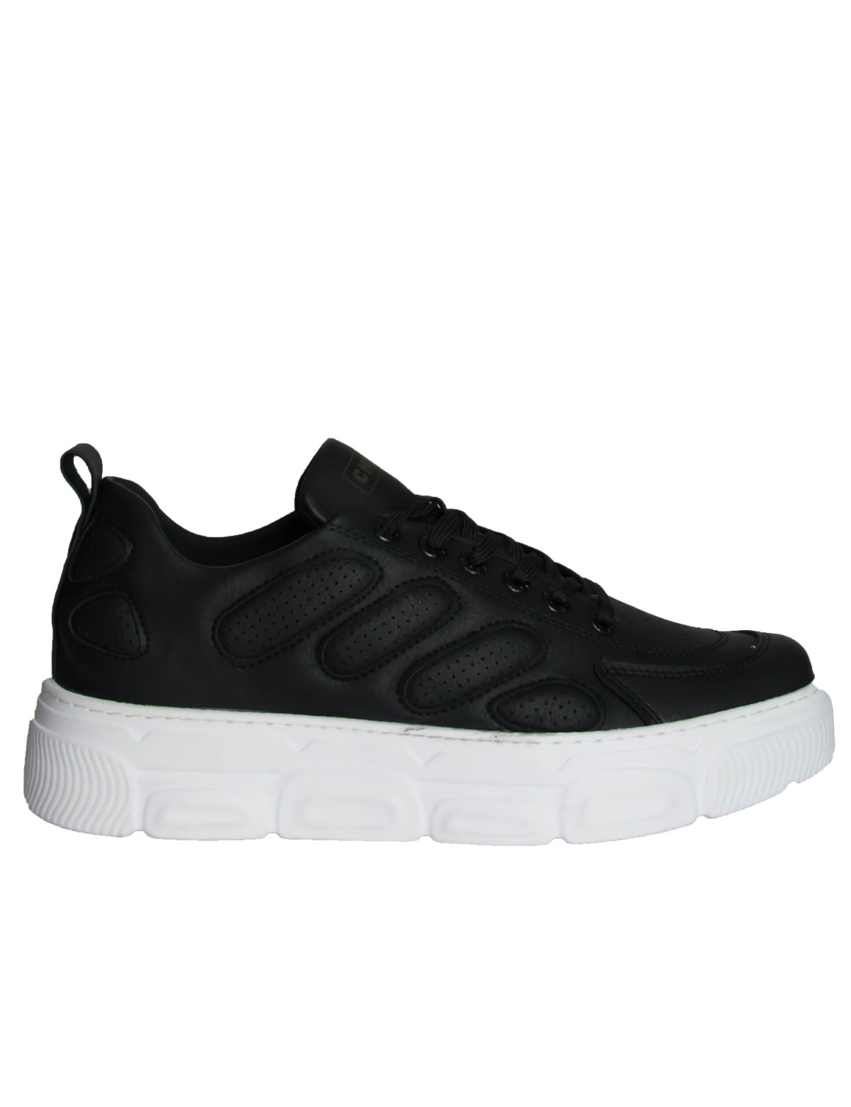 Ανδρικά Ασπρόμαυρα Casual Sneakers δίσολα CH105 φωτογραφία